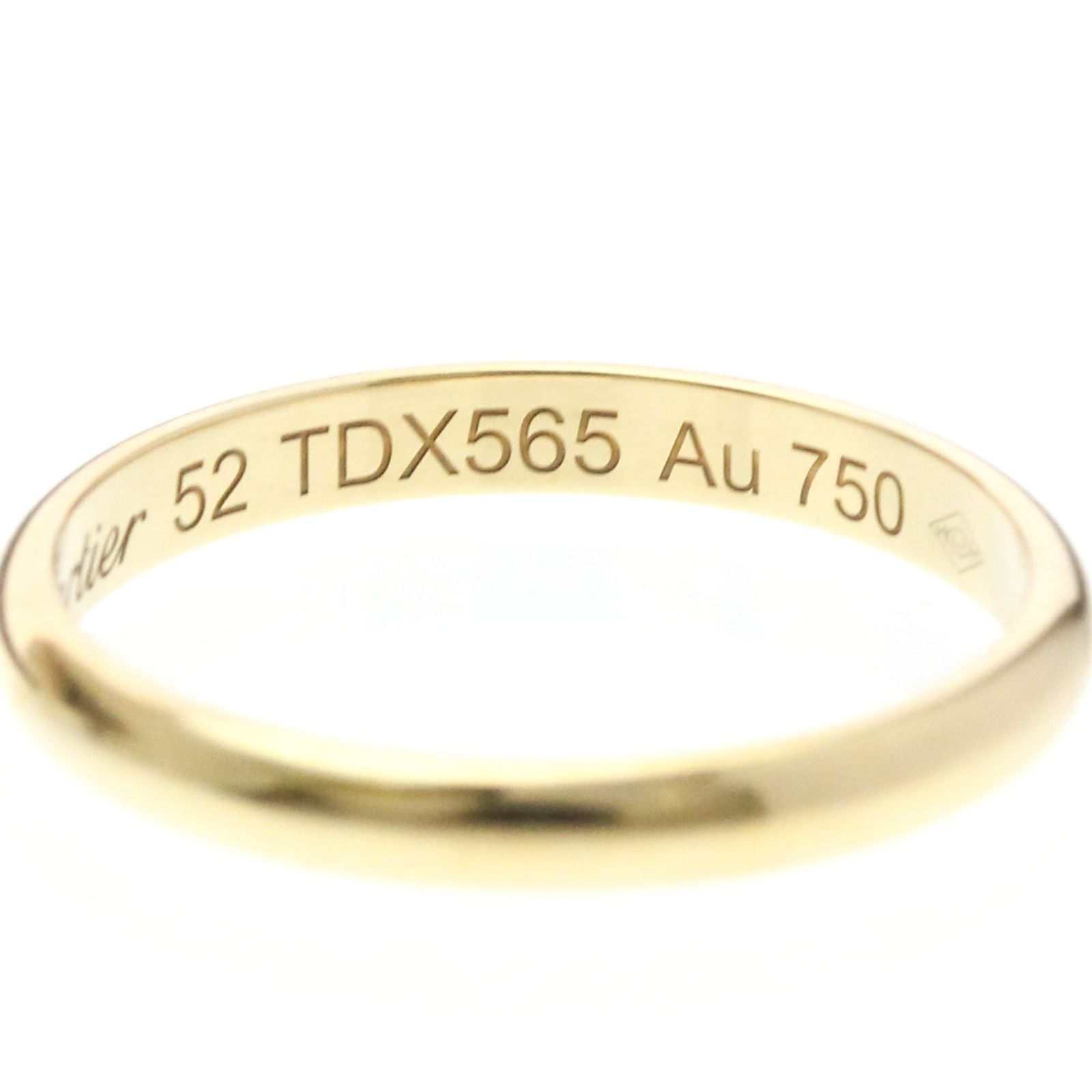 カルティエ(Cartier) 1895 ウェディングリング K18イエローゴールド