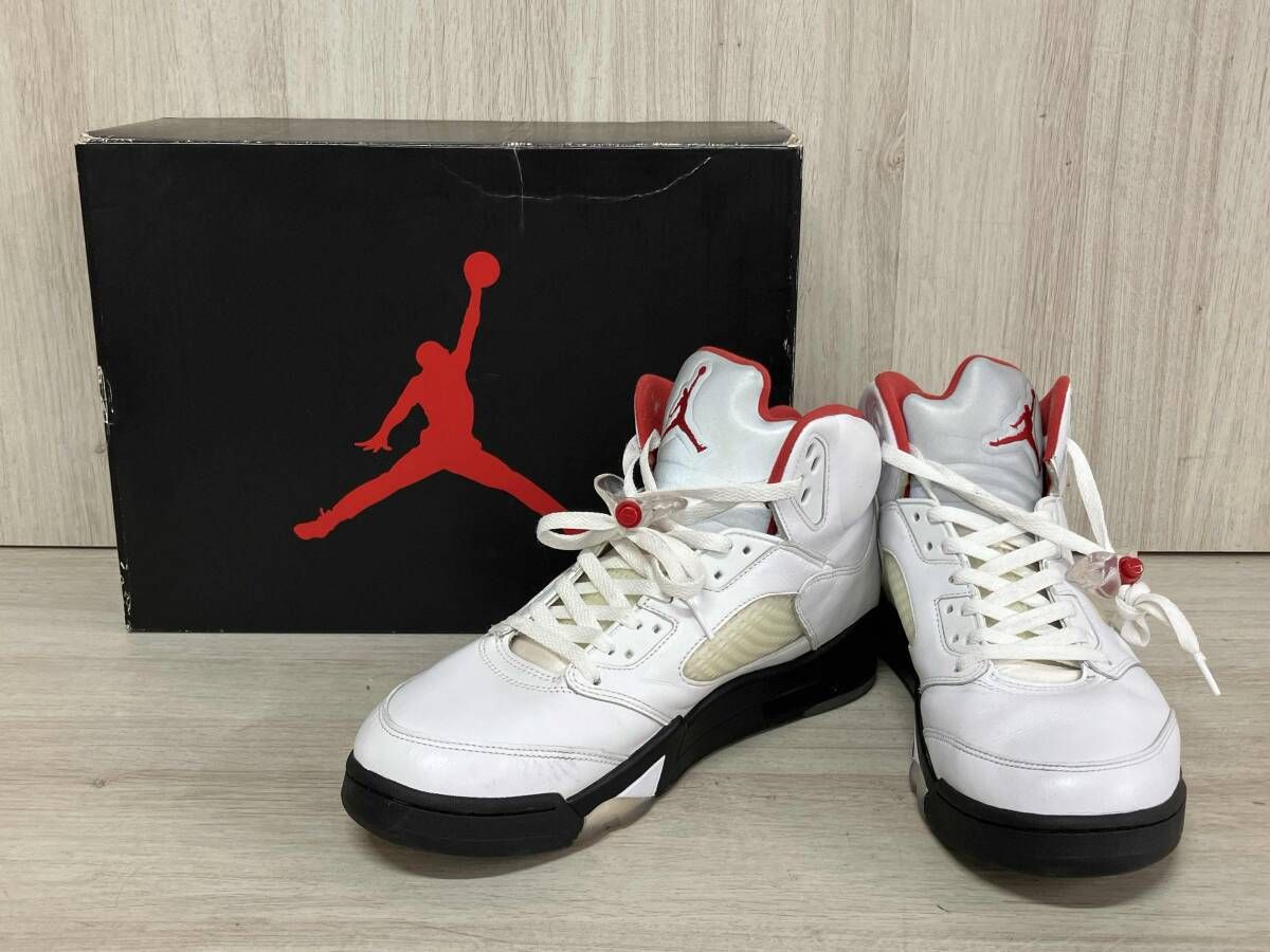 NIKEナイキ スニーカー DA1911-102 AIR JORDAN5 FIRE RED 29.5cm 各所汚れ有り 箱有り