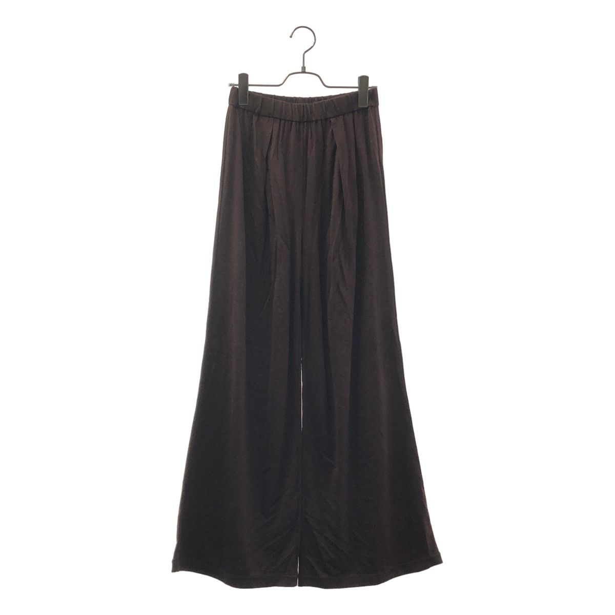 MUSE de Deuxieme Classe / ミューズドゥーズィーエムクラス | 2025SS | Prime wool jersey パンツ | 36 | ブラウン | レディース