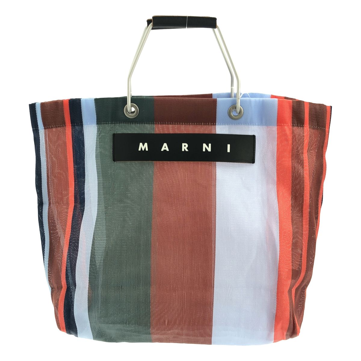 MARNI / マルニ | MARKET STRIPE TOTE BAG ストライプ トートバッグ | マルチカラー | レディース