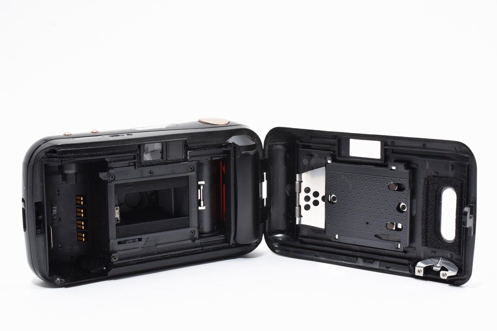 ☆動作品☆ オリンパス OLYMPUS μ [ mju: ] PANORAMA 黒 フィルム