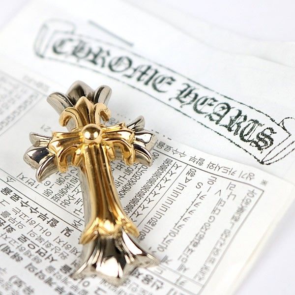 CHROME HEARTS 銀座店 クロムハーツ 22K×18K コンビ スモール ダブルCH