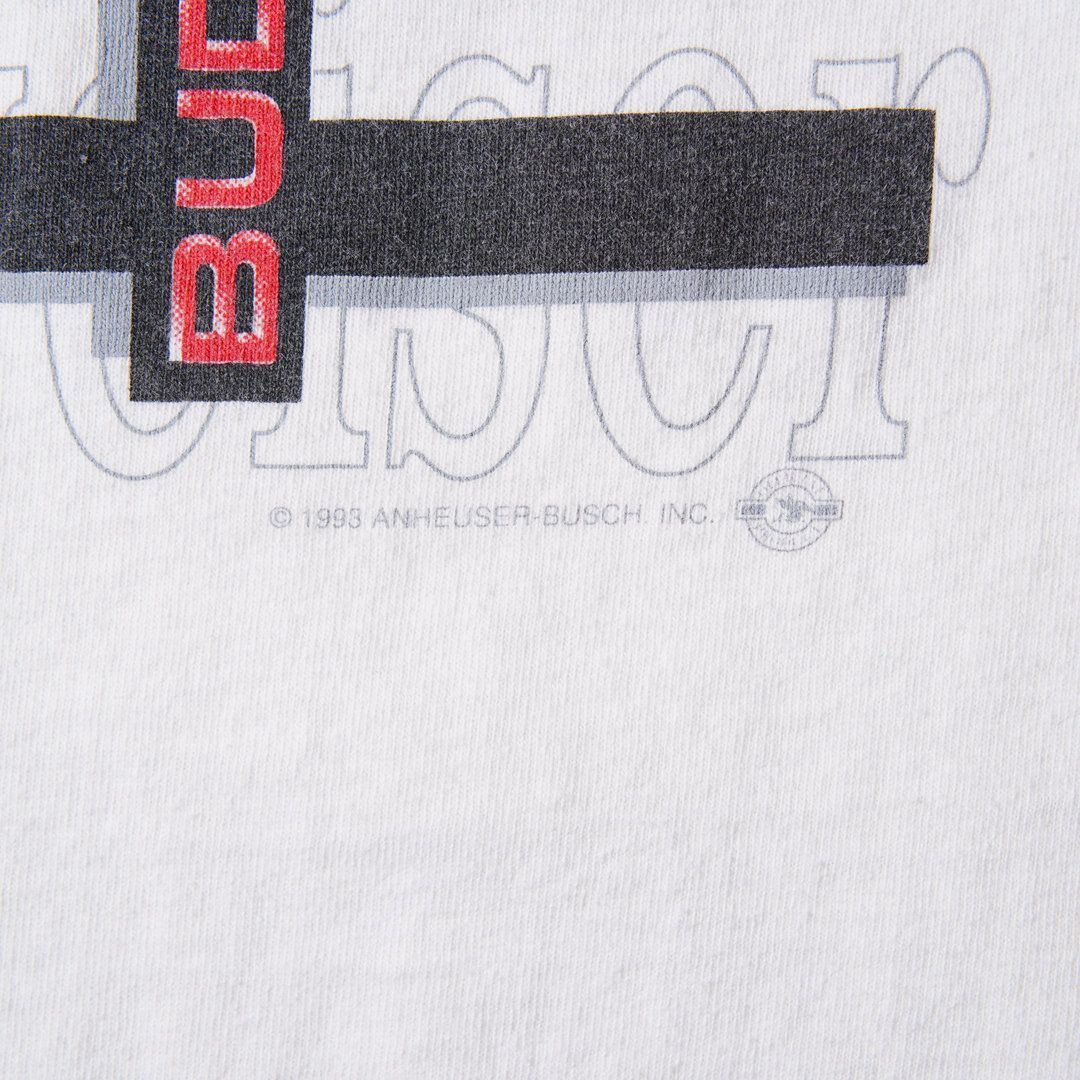 90s USA製 バドワイザー Budweiser Tシャツ XL ホワイト 1993年製