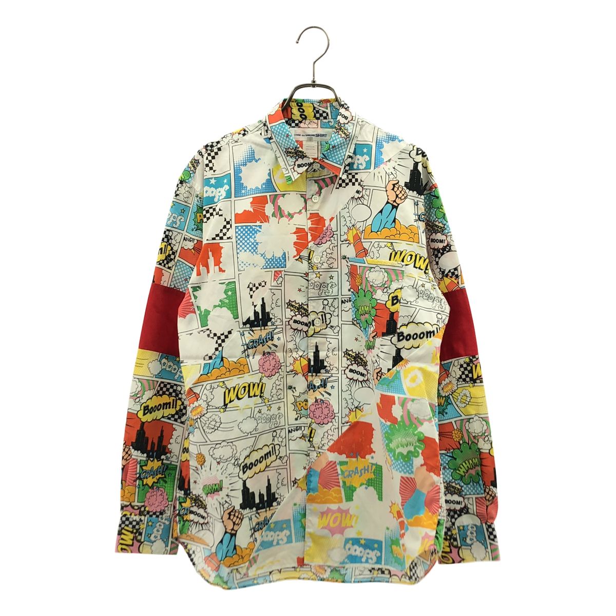 COMME des GARCONS SHIRT / コムデギャルソンシャツ | 総柄 アメコミ シャツ | S | マルチカラー | メンズ