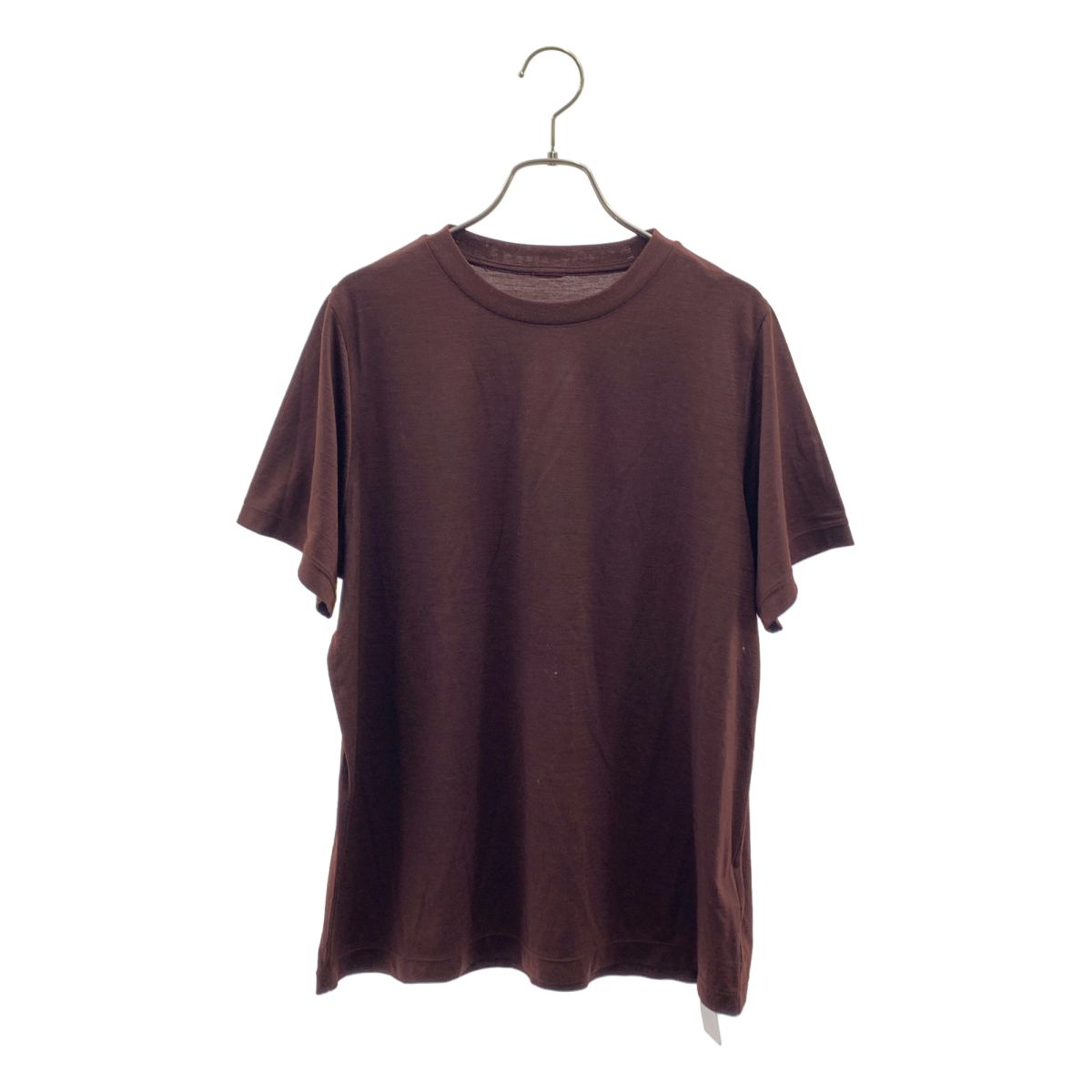 MUSE de Deuxieme Classe / ミューズドゥーズィーエムクラス | 2025SS | Prime wool jersey Tシャツ | ブラウン | レディース