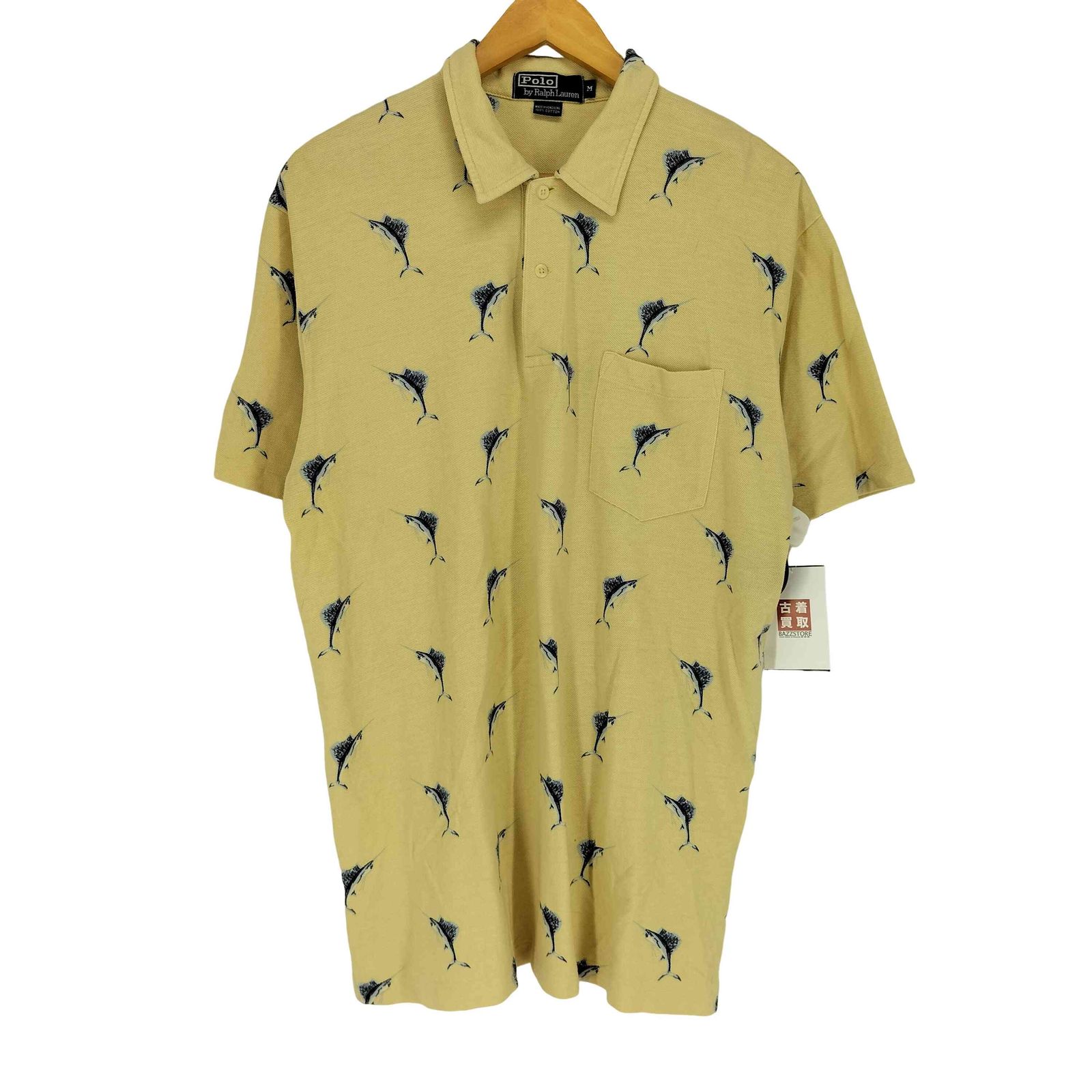 ポロバイラルフローレン Polo by RALPH LAUREN カジキプリント ポロシャツ メンズ  M