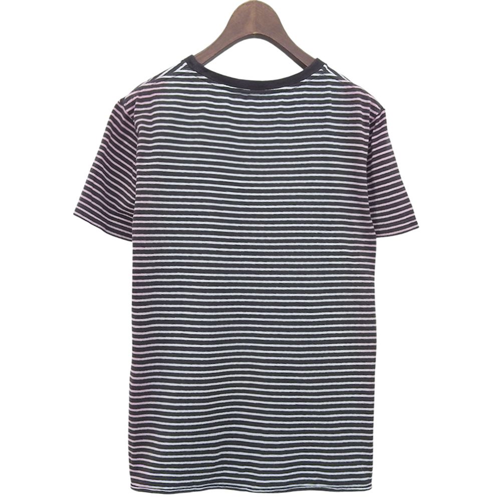 SAINT LAURENT ボーダーTシャツ Lサイズ イタリア製 サンローラン SAINT LAURENT PARIS サンローランパリ グラデーション ボーダー T