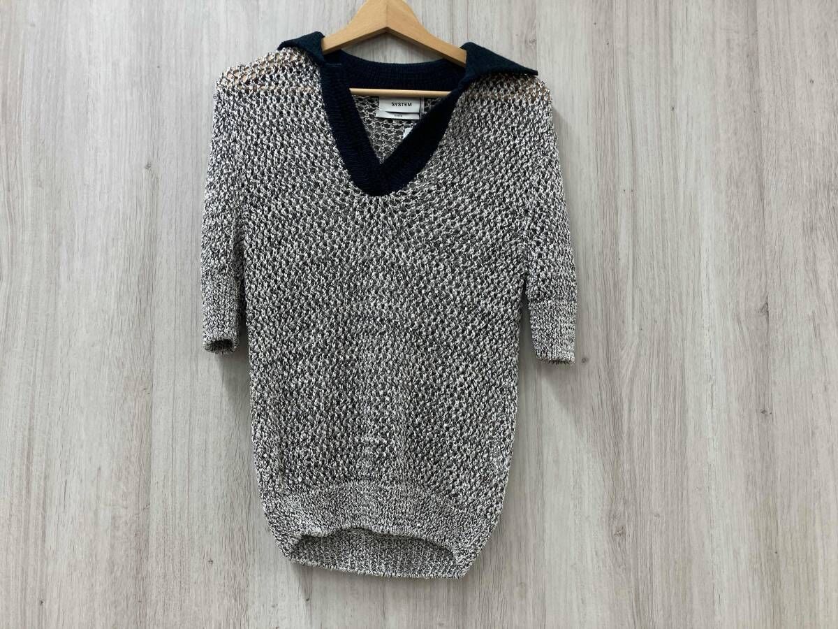 UNITED ARROWS 半袖ニット SYSTEM 1577-499-3660-7900