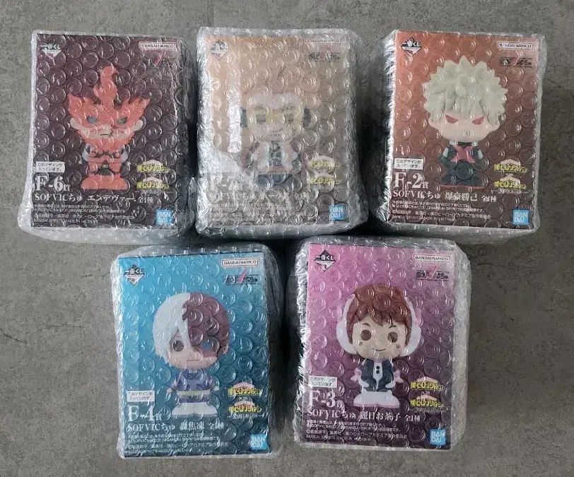 僕のヒーローアカデミア ソフビ BIG 5種 まとめ