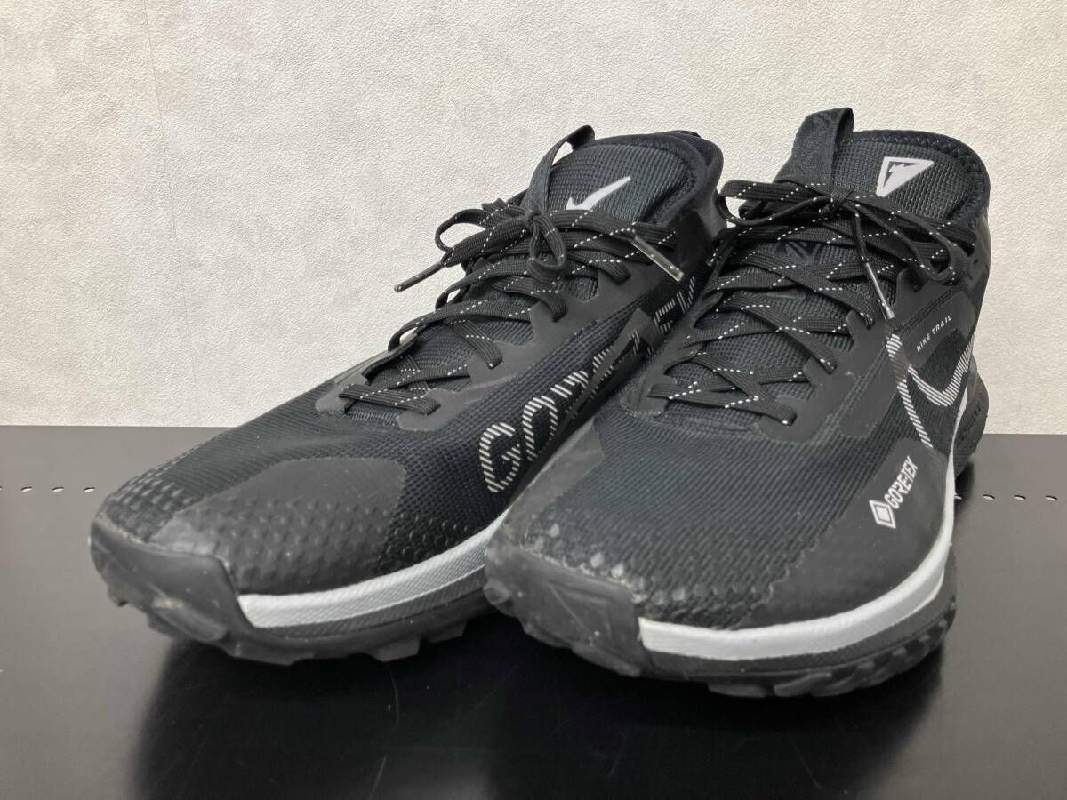 NIKE REACT PEGASUS TRAIL 4 GTX DJ7926-001 スニーカー ブラック 28cm GORE-TEX ナイキ