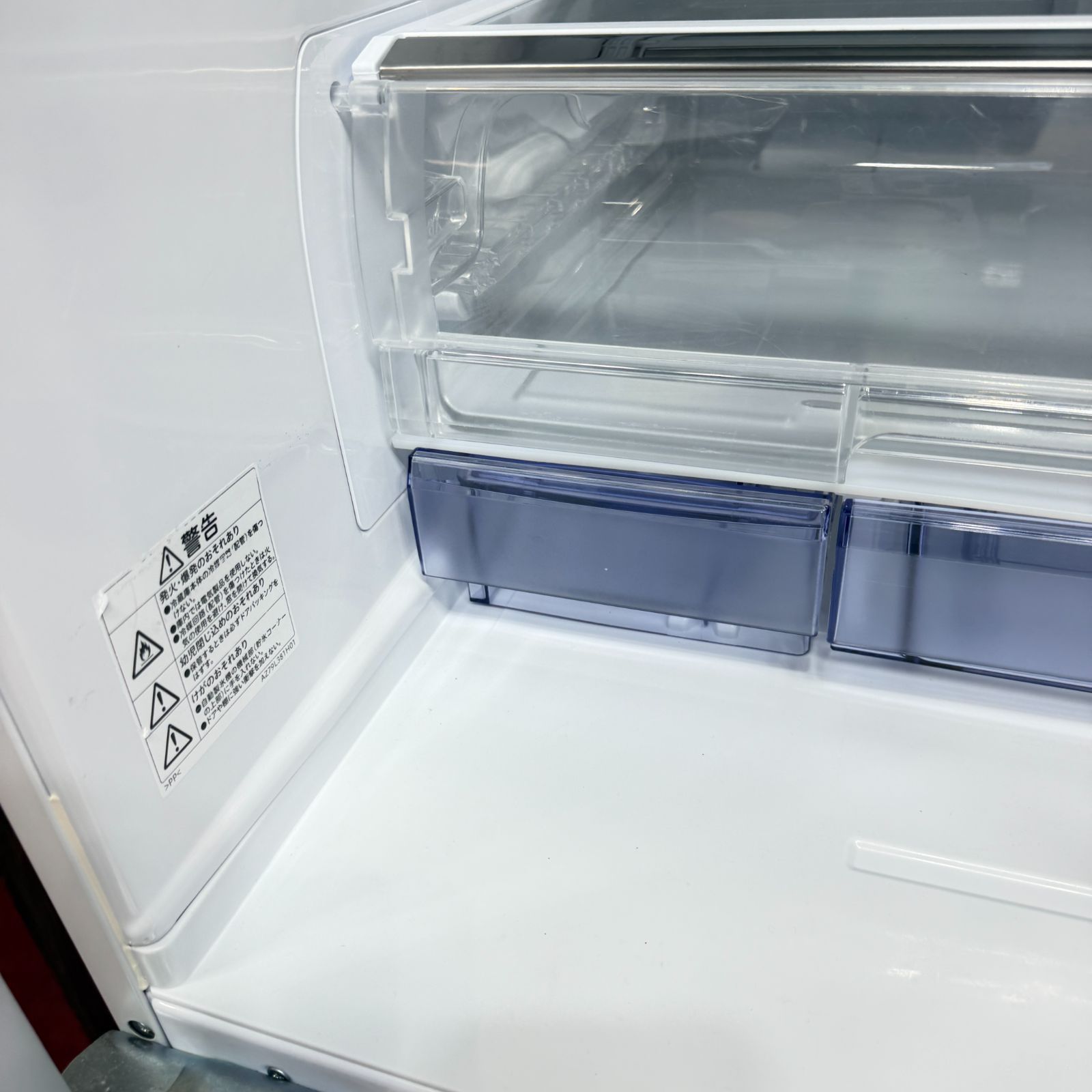 東京23区送料無料 超美品三菱6ドア冷蔵庫 2019年製600L 製氷有りガラス 