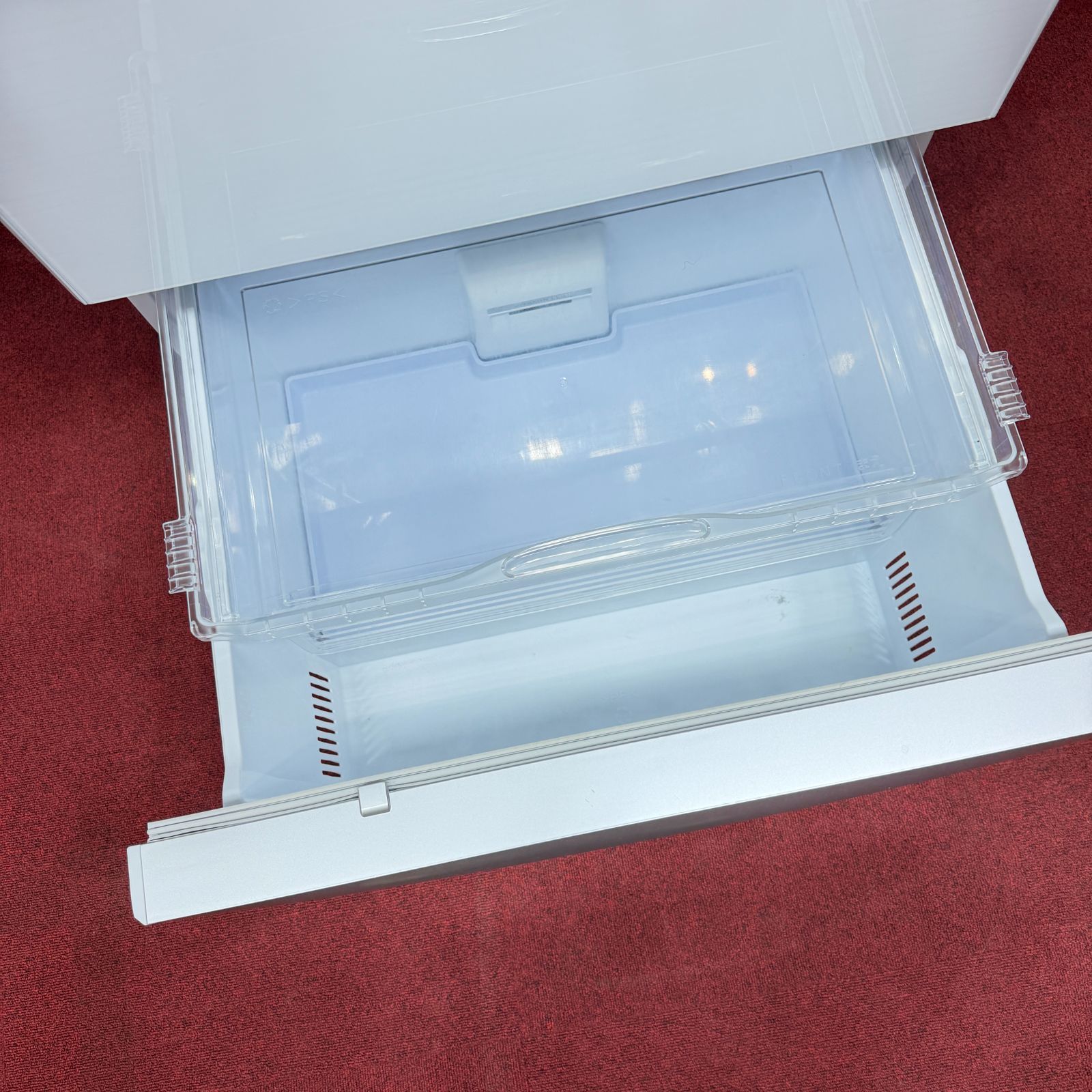 東京23区送料無料 超美品三菱6ドア冷蔵庫 2019年製600L 製氷有りガラス 