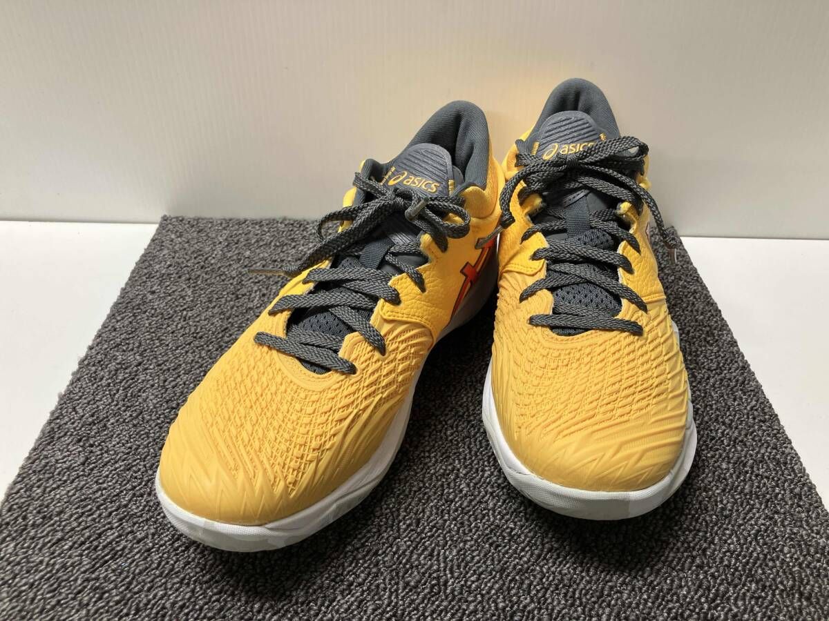 asics アシックス 1063A056 サイズ26cm UNPRE ARS LOW イエロー×レッド バスケットボールシューズ