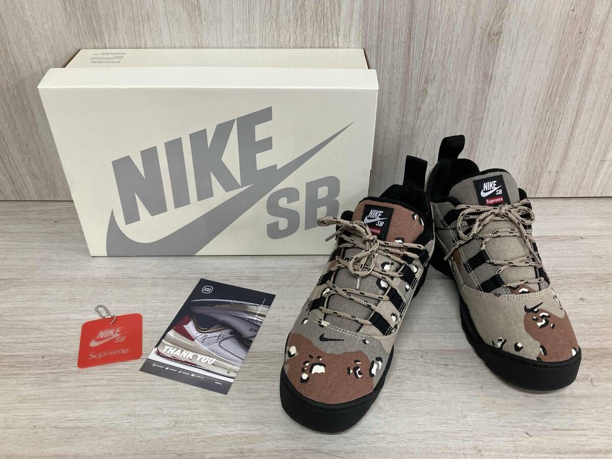 NIKEナイキ スニーカー FQ3000-200 Supreme × SB Darwin Low 28.5cm 箱有り