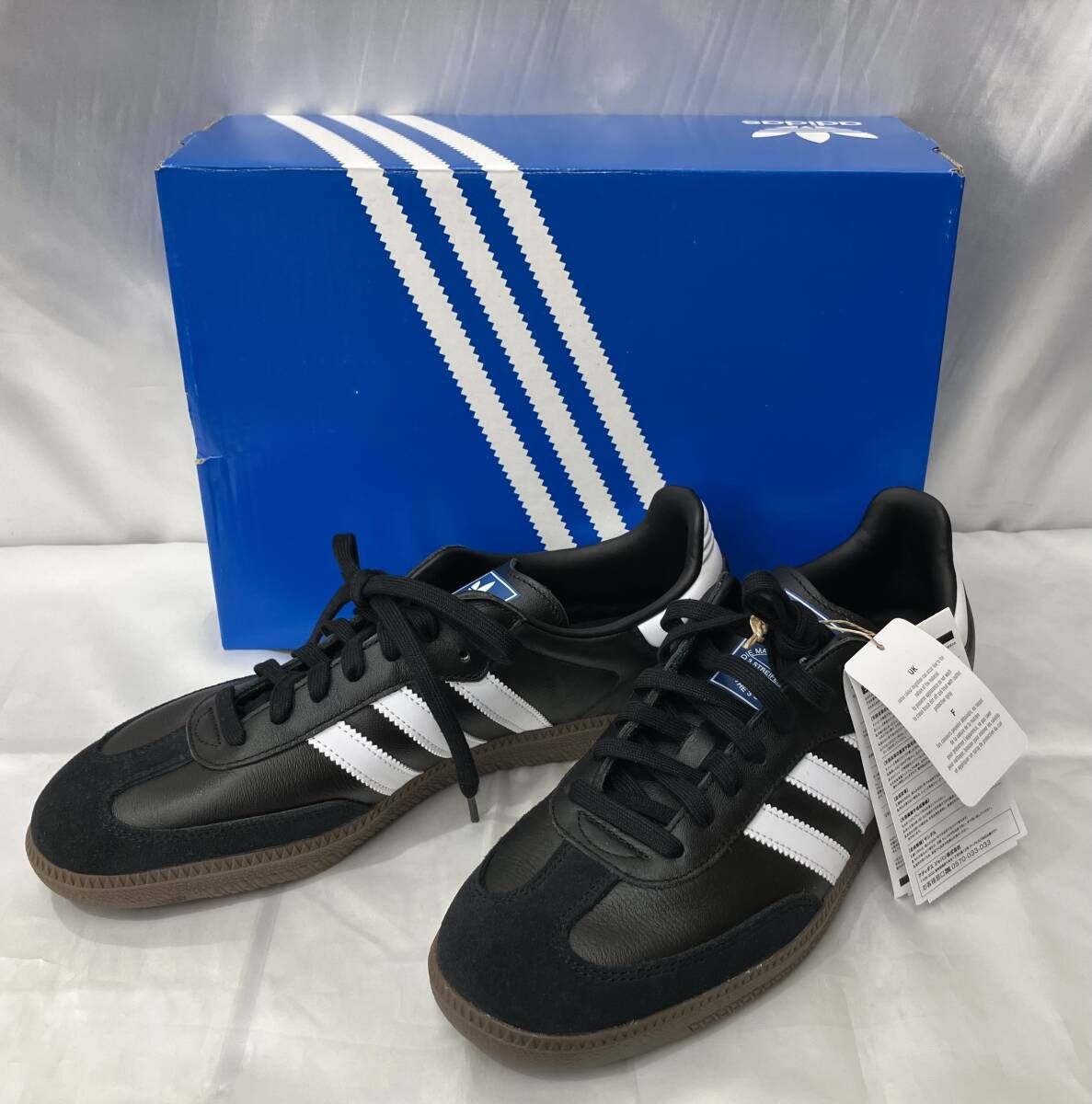 未使用 adidas アディダス SAMBA OG B75807 スニーカー 靴 28.5cm 黒 ブラック 箱付