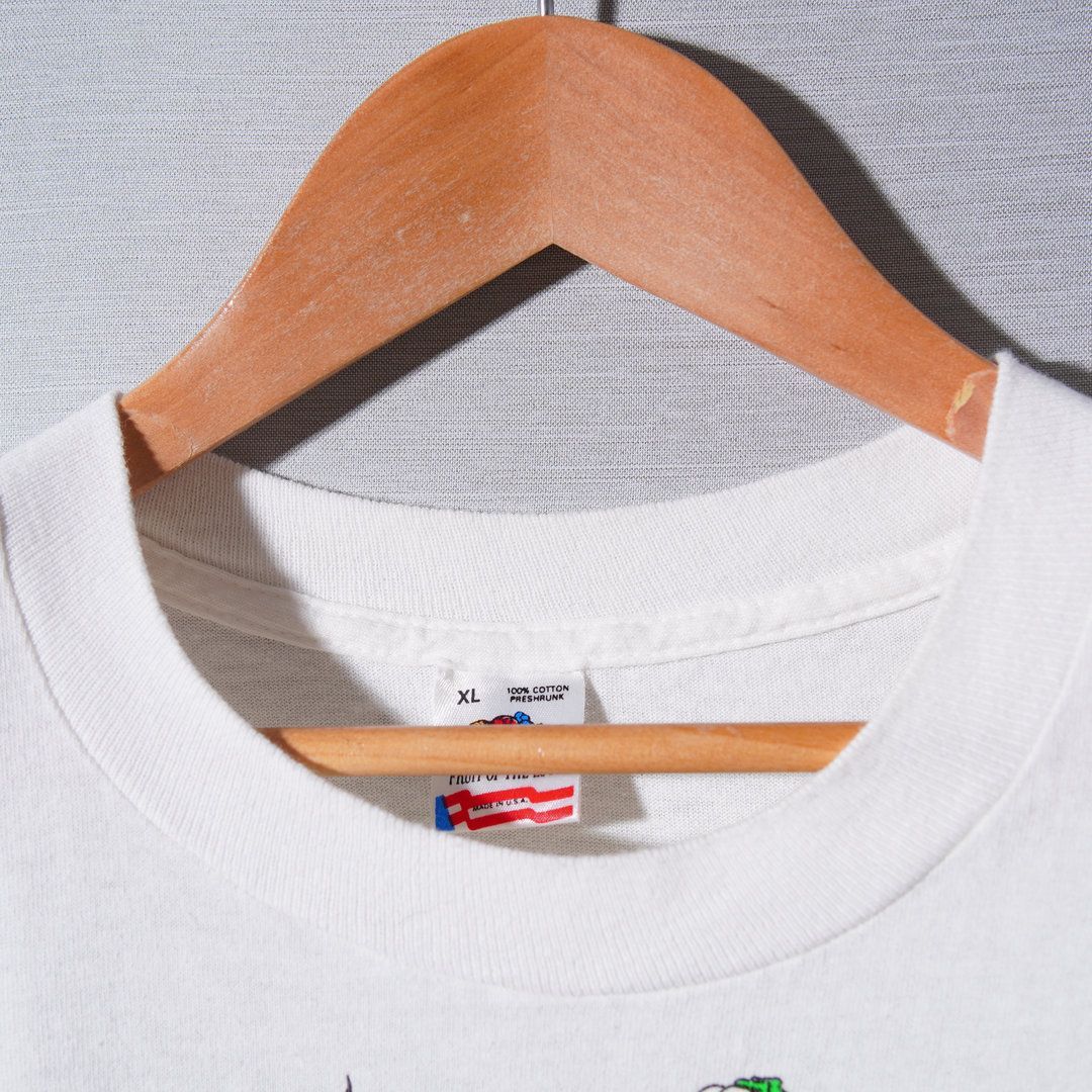 90s USA製 四十八手 Tシャツ エロT XL ホワイト ヴィンテージ Vintage