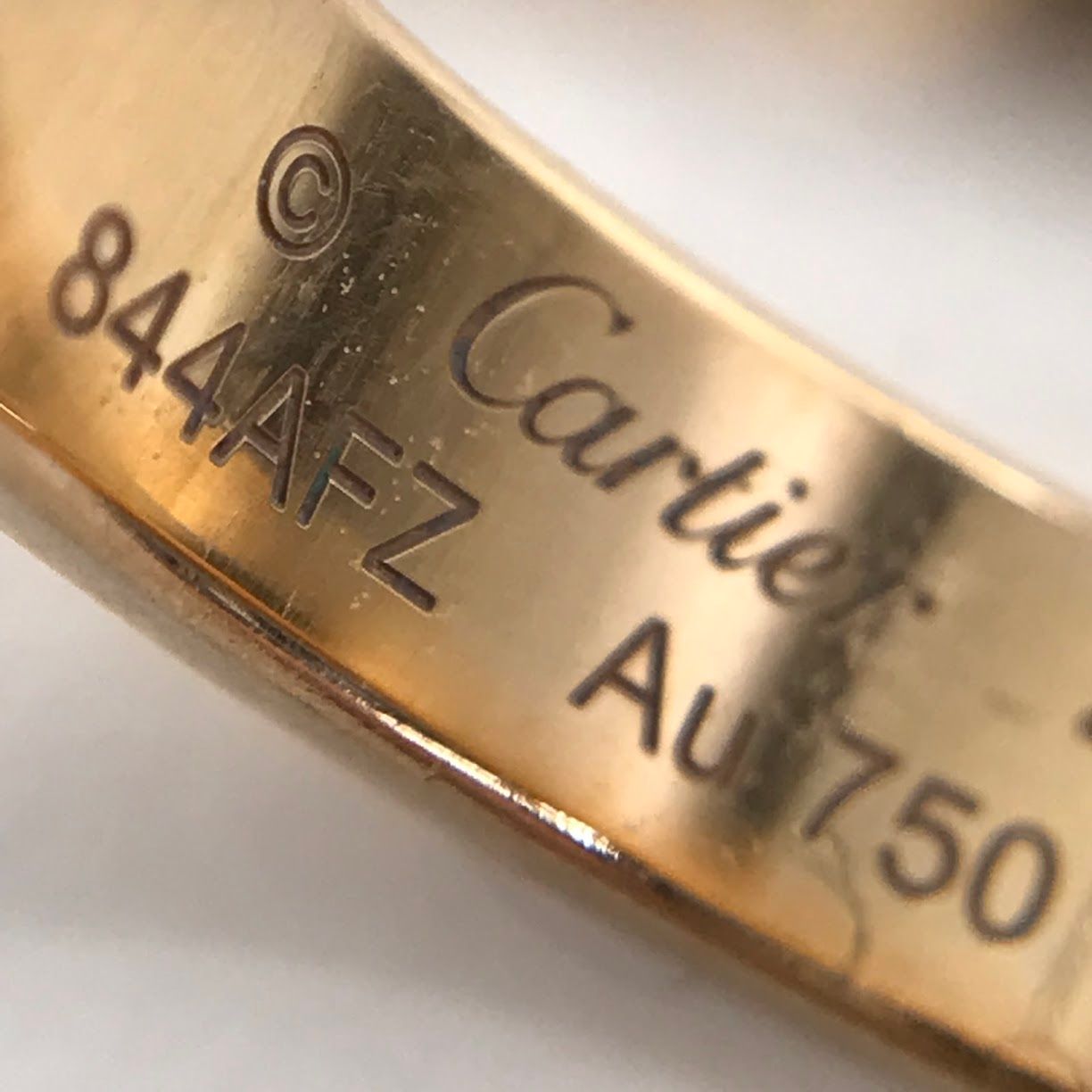 倉吉店】Cartier | カルティエ リング・指輪 Au750(K18) ラブリング
