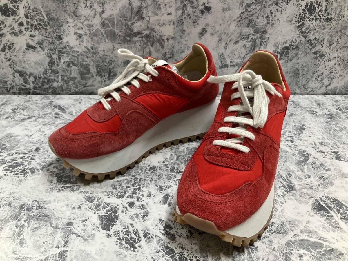 COMME des GARCONS × SPALWART/コムデギャルソン×スパルウォート 厚底スニーカー レッド サイズ38(24.0cm相当)