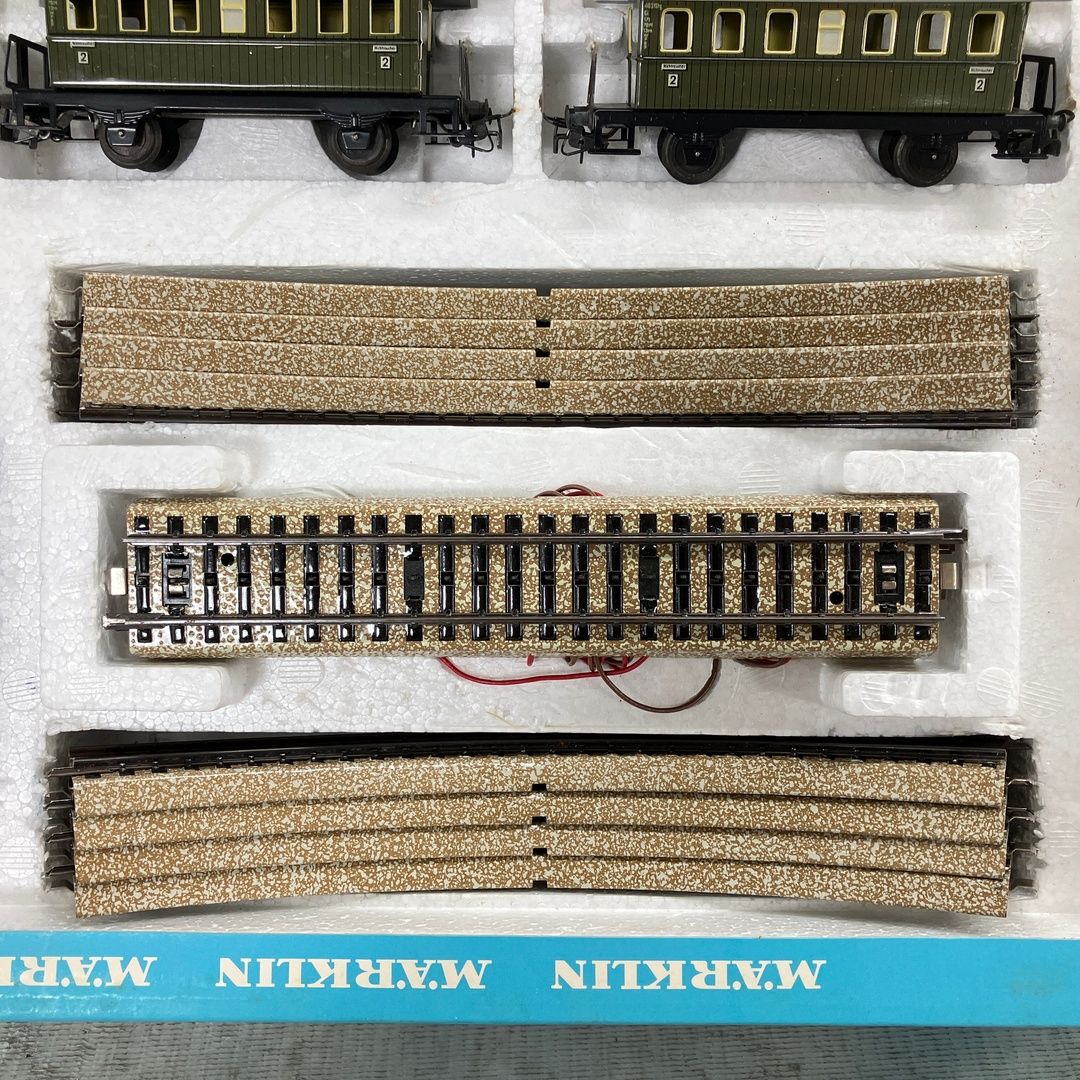 メルクリンmärklin HOゲージ鉄道模型セット 2905 MARKLIN 2945 蒸気機関車 貨車 レールセット 西ドイツ製 鉄道模型 HO