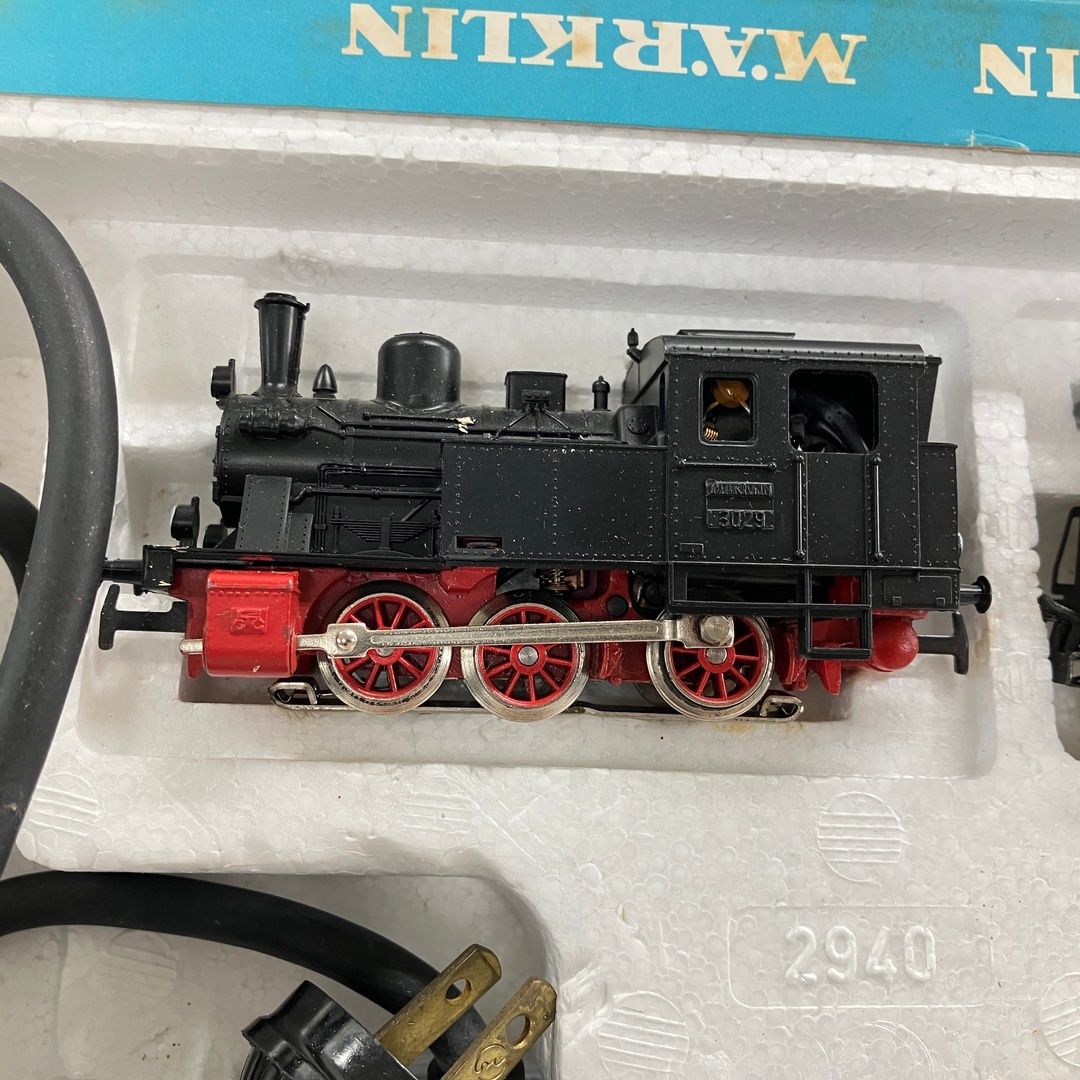 MARKLIN 2945 蒸気機関車 貨車 レールセット 西ドイツ製 鉄道模型 HO