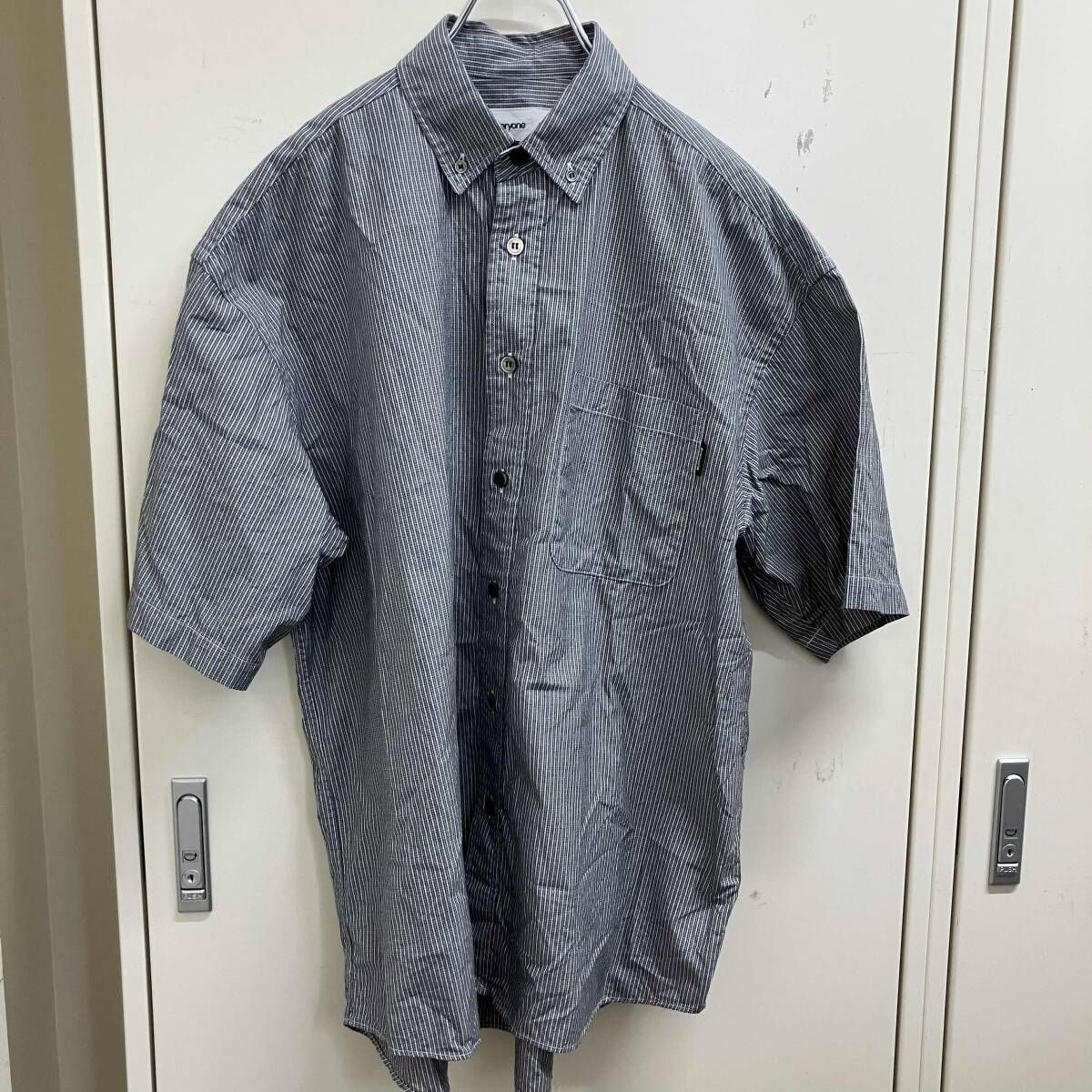 25SS everyone oversized B D check short sleeve shirt サイズM チェック柄　エブリワン