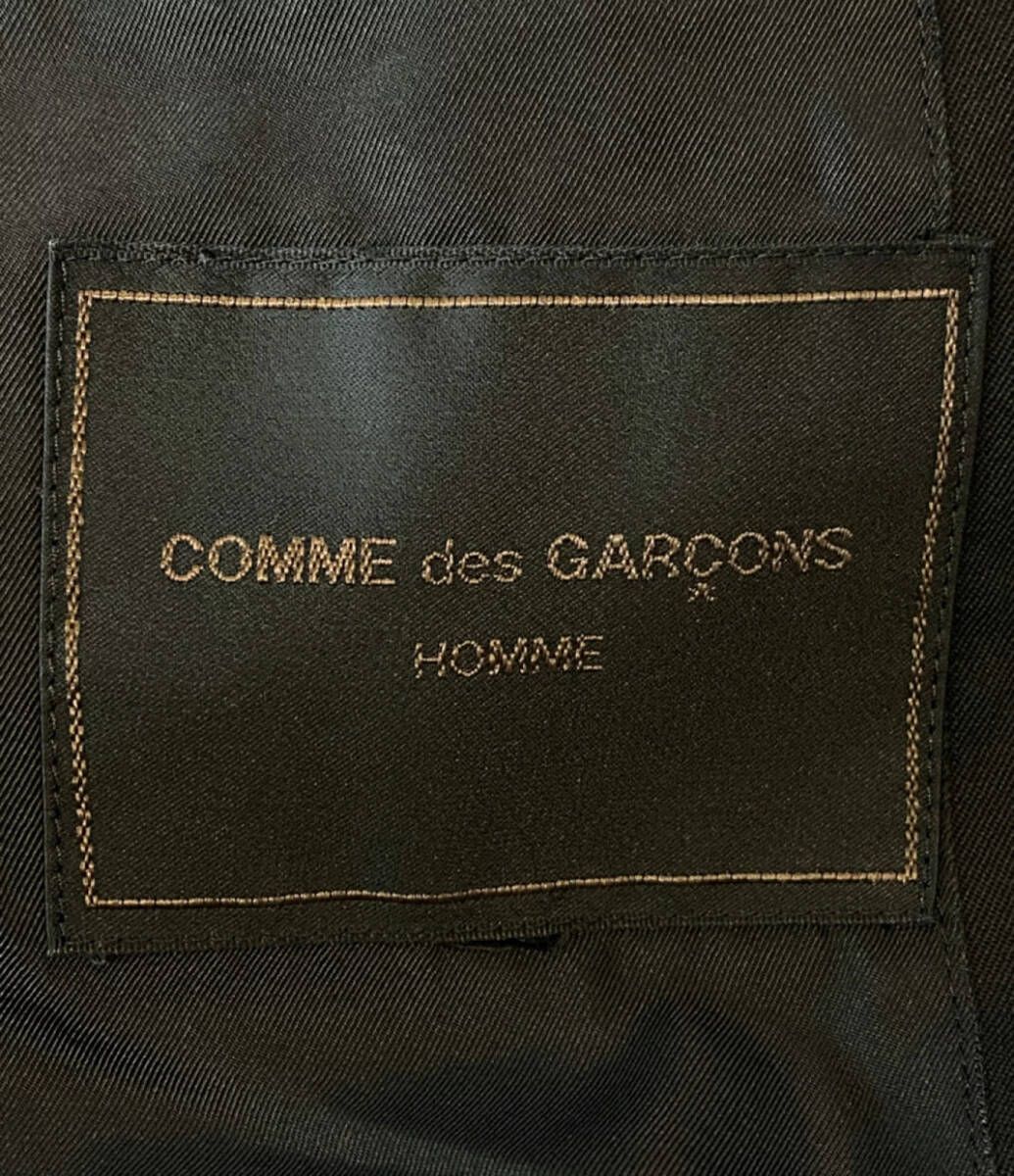COMME des GARCONS HOMME97AW ウールギャバステンカラーコート メンズ