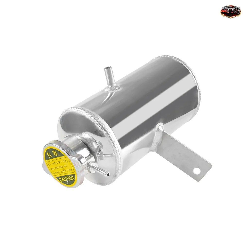 1.5L クーラントウォーター膨張タンクボトルヘッダーキット 車用 + キャップ シルバー
