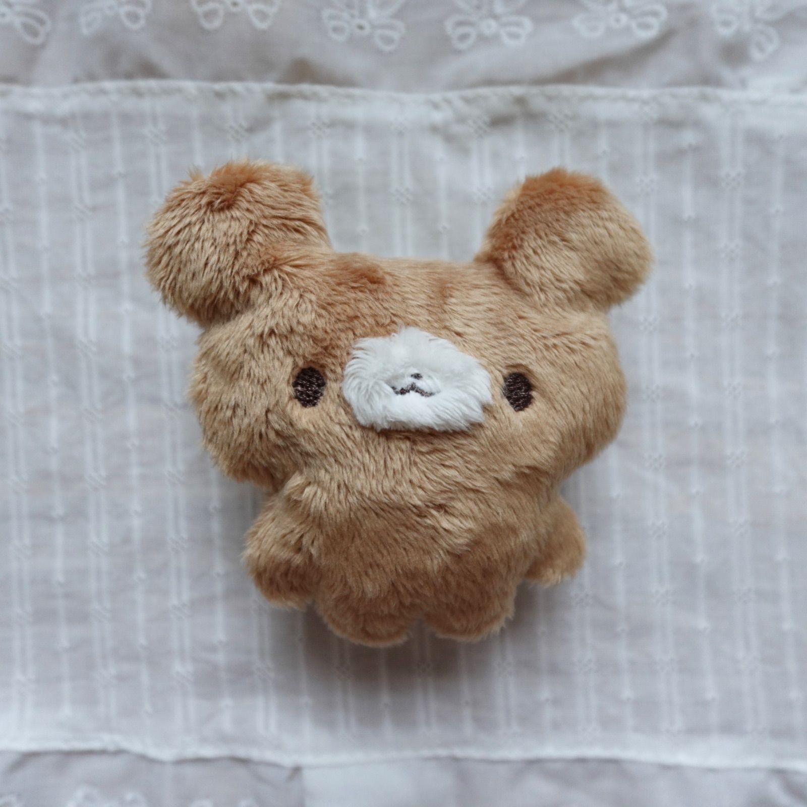 ぬいぐるみ ハンドメイド くま型擬態種 ふわもち生物 ブラウン 熊 自作
