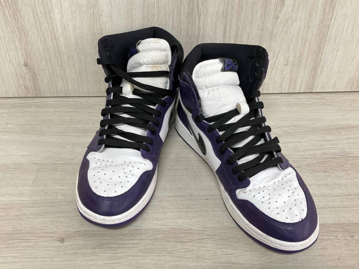 NIKEナイキ スニーカー 555088-500 28.5cm パープル シミ汚れ有り
