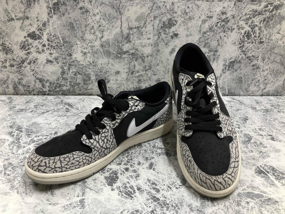 NIKE/ナイキ スニーカー WMNS AIR JORDAN 1 RETRO LOW ブラック系 28.5cm