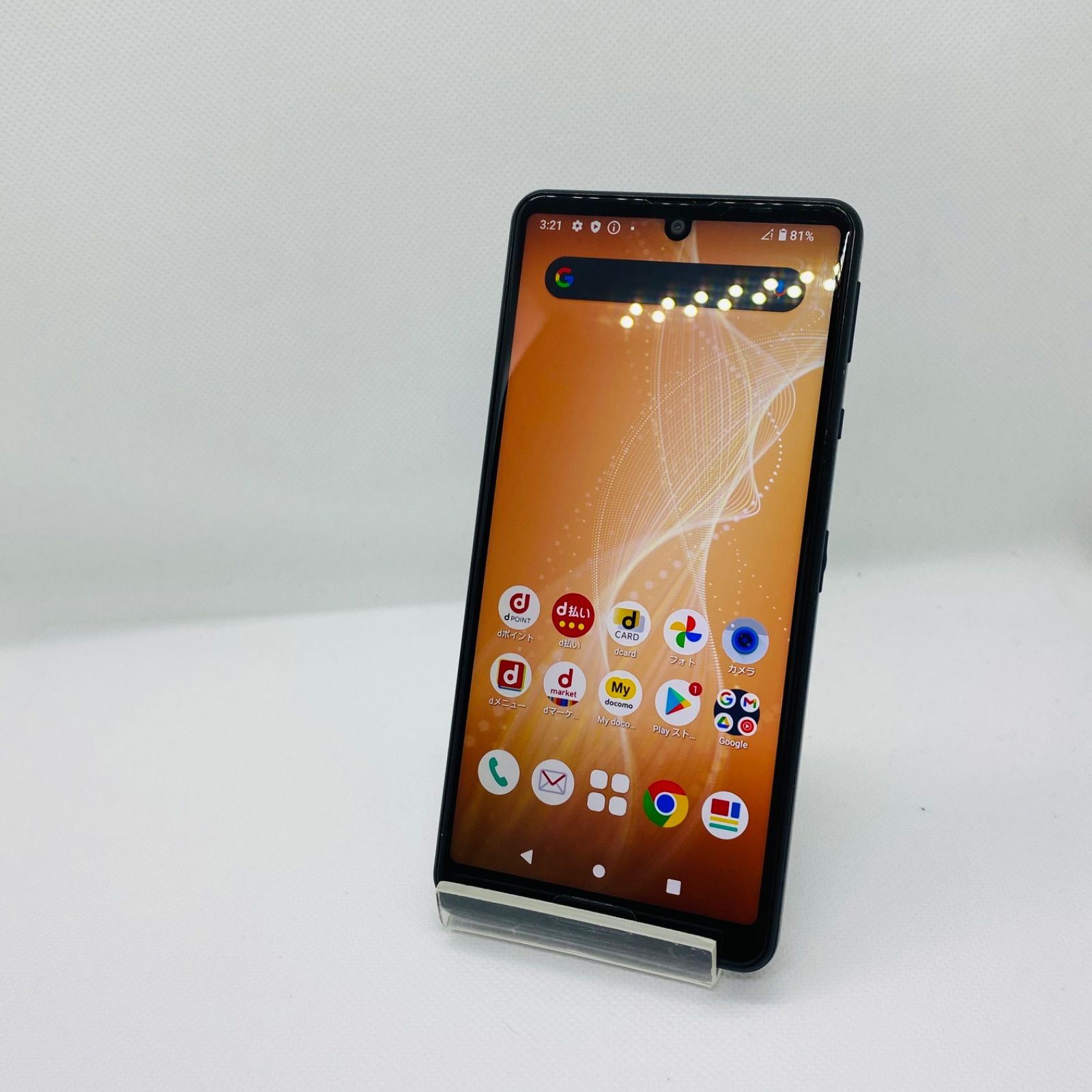 ★【中古品】 AQUOS sense4 SH-41A SH-41A 64GB ブラック docomo 管理:MmB#