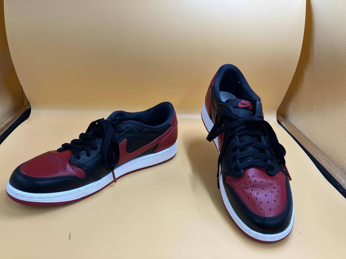 NIKE ナイキ スニーカー AIR JORDAN 1 RETRO LOW 0G/IW6276-001 28cm ブラック&レッド系
