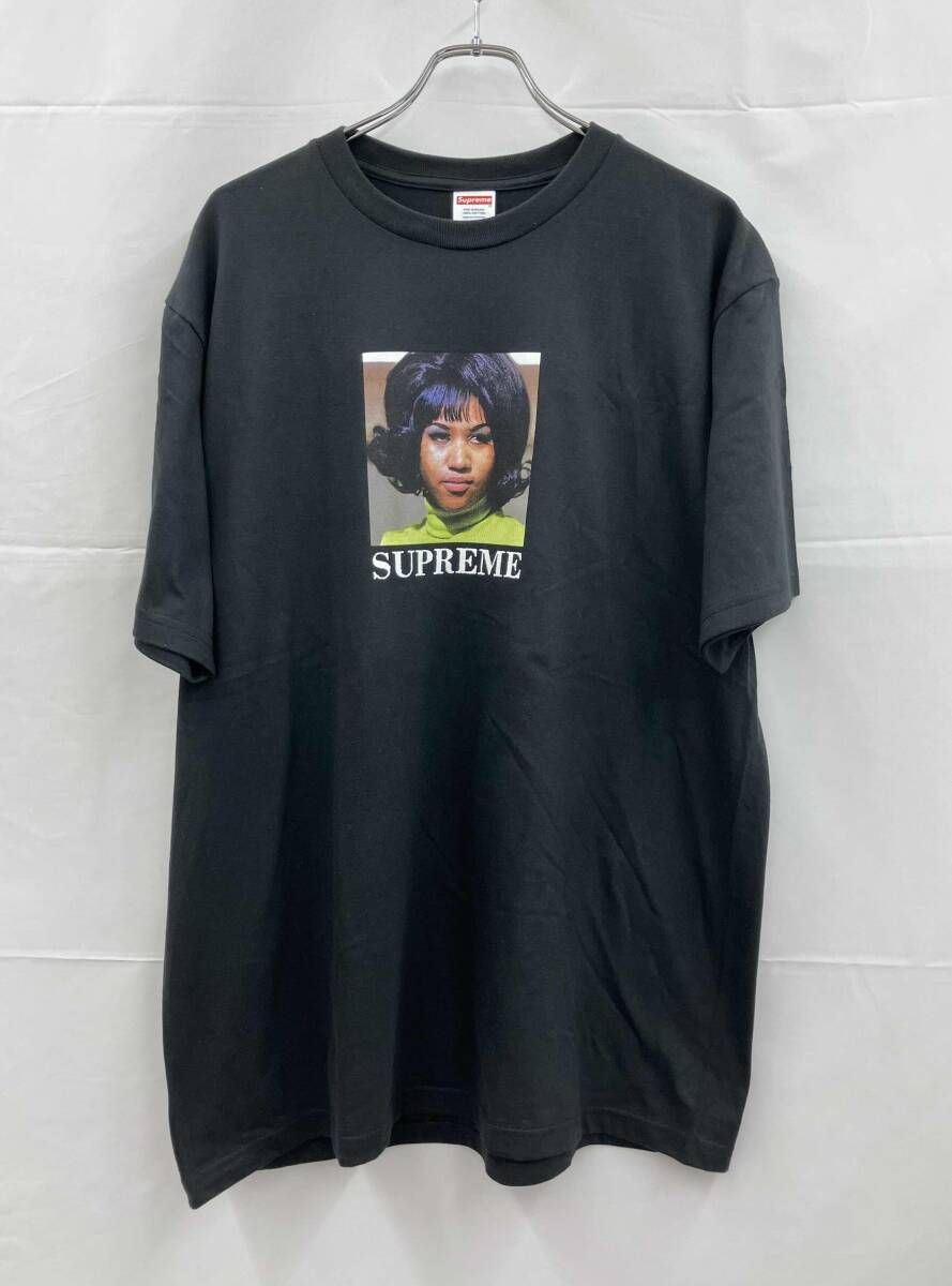 Supreme シュプリーム 半袖Tシャツ ARETHA FRANKLIN アレサ・フランクリン 26SS L ブラック 夏