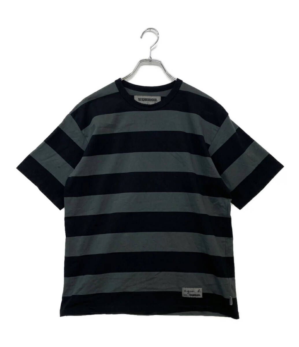Agnes b×NEIGHBORHOOD半袖Ｔシャツ BODER CREWNECK 25AW メンズ SIZE Mアニエスベー ネイバーフッド