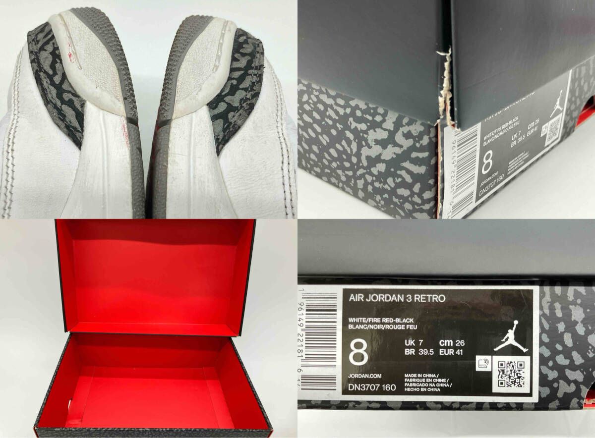 NIKE AIR JORDAN 3 RETRO DN3707-160 ナイキ エア ジョーダン 3 レトロ 