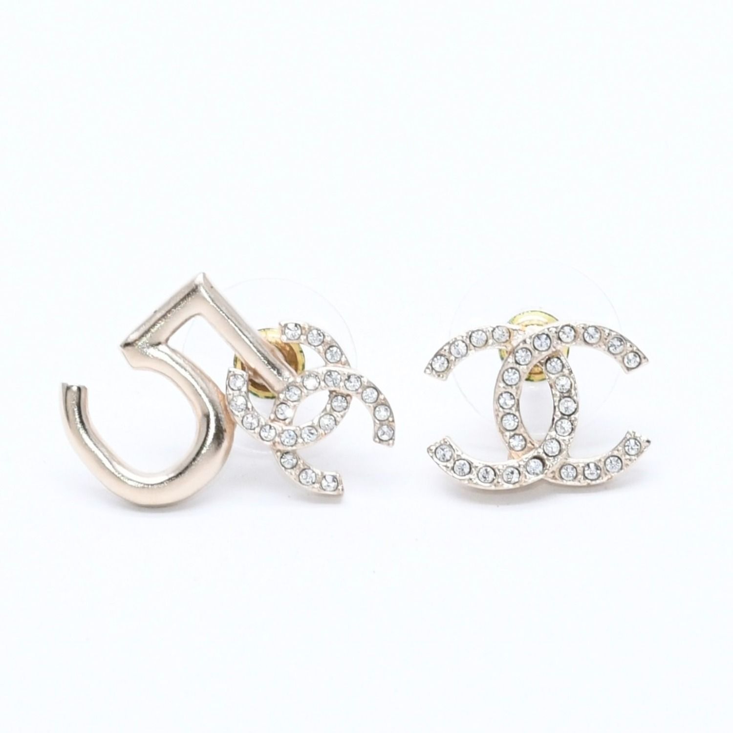 CHANEL シャネル ココマーク ピアス 重量約4.31g A21S刻印 No.5 ライン 