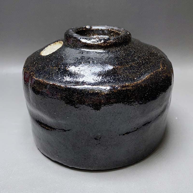 前大徳寺 塔頭 黄梅院 住職 宮西玄性師 書付 祥楽 黒楽焼 茶碗 銘閑居