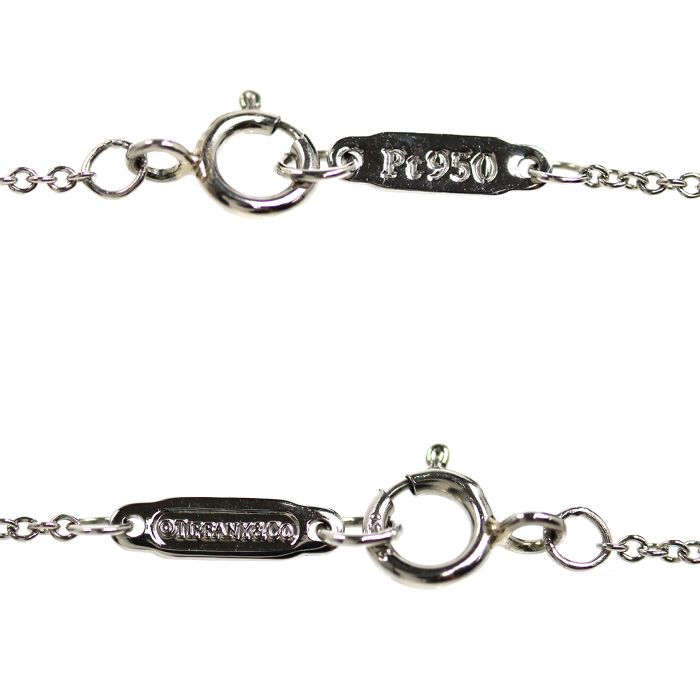 TIFFANY&Co. ティファニー Pt950プラチナ ソリティア ネックレス 