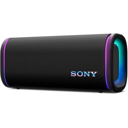 ソニー(SONY) ULT FIELD 5 Bluetoothスピーカー 迫力の重低音 クリアなサウンド ロングバッテリー25時間 ショルダーストラップ ライティング搭載 防水 防塵 SRS-ULT50 BC ブラックry