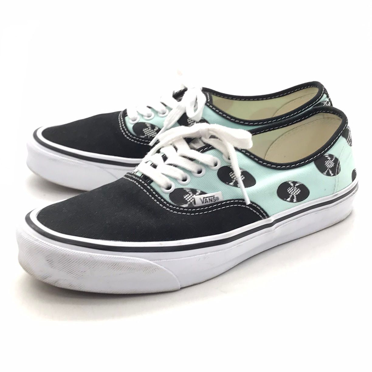 【倉吉店】 中古 VANS | バンズ スニーカー × WACKO MARIA(ワコマリア) AUTHENTIC LX/BABYBLRECORDS ミントグリーン 27cm 【126】