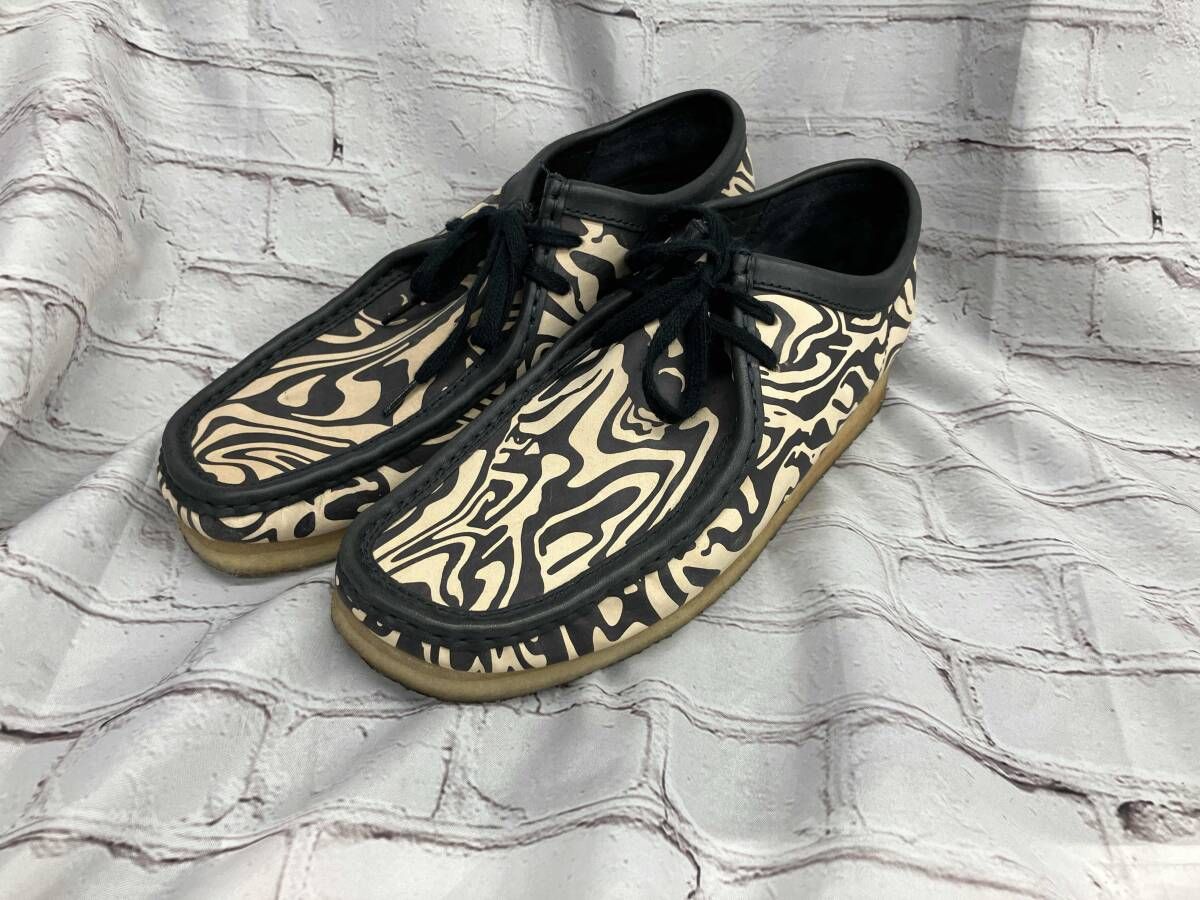 Clarks ワラビーブーツ・デザートブーツ　27.5cm 柄