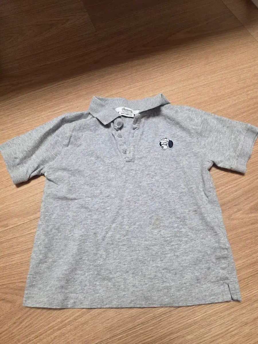 ボンポワン Bonpoint キッズ用 グレー ポロTシャツ