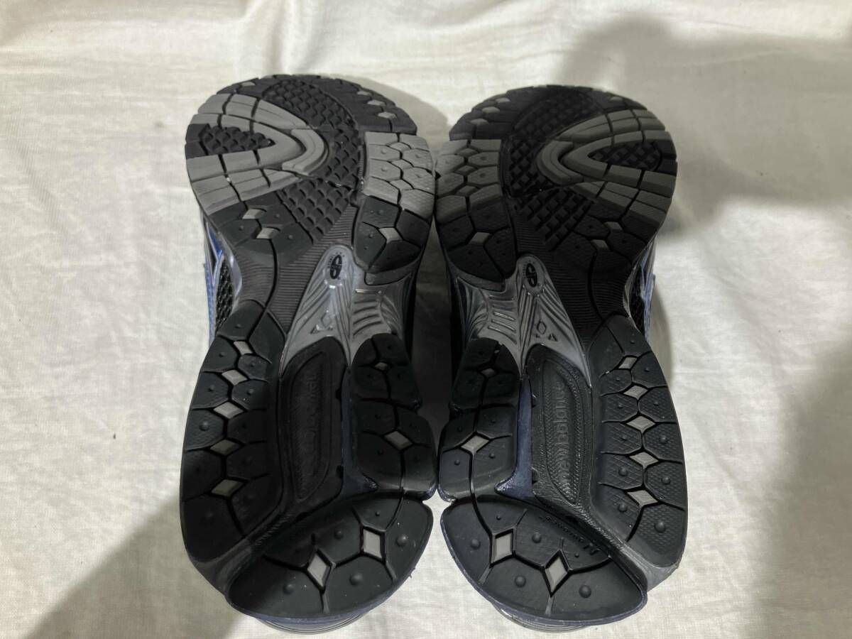 new balance ニューバランス ブルー ブラック サイズ25cm スニーカー