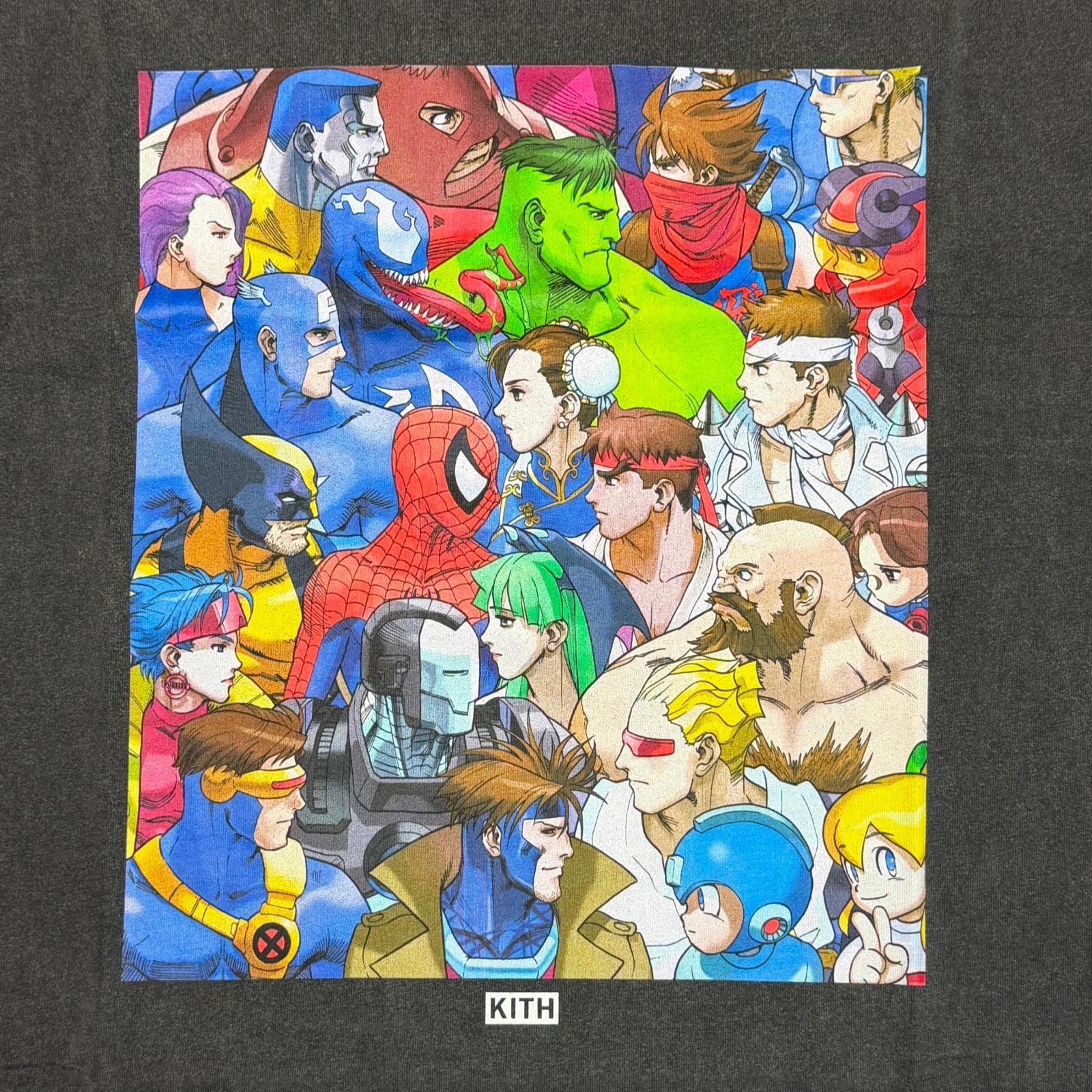 KITH Marvel vs. Capcom Clash of Super Heroes Vintage Tee マーベル