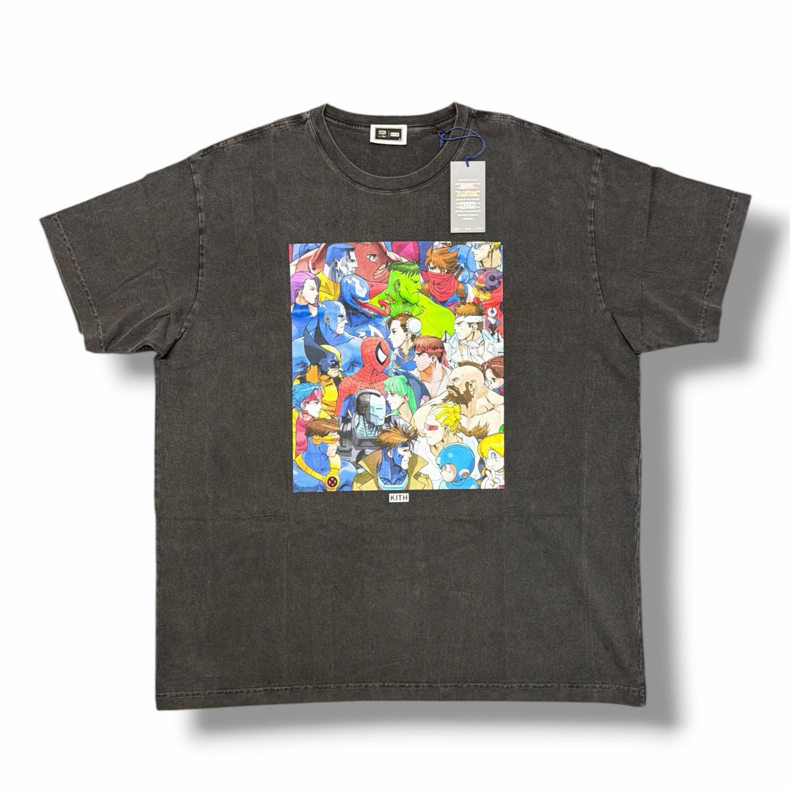 マーヴル・スーパーヒーローズ Tシャツ Lサイズ CAPCOM ビンテージ KITH Marvel vs. Capcom Clash of Super Heroes Vintage Tee マーベル