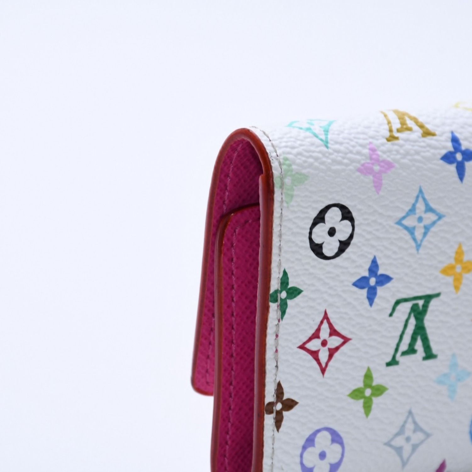 極美品 LOUIS VUITTON ルイヴィトン キーケース マルチカラー ホワイト