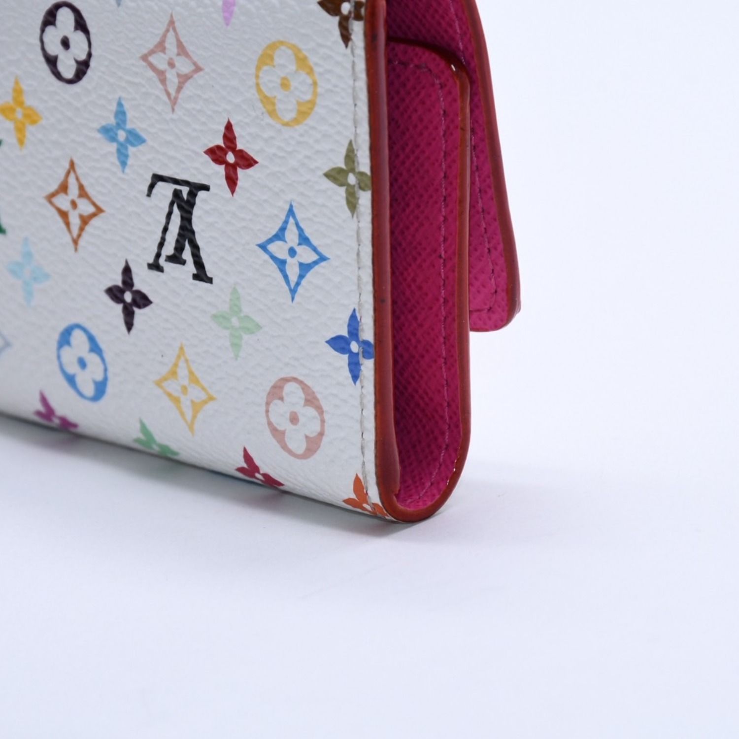 極美品 LOUIS VUITTON ルイヴィトン キーケース マルチカラー ホワイト