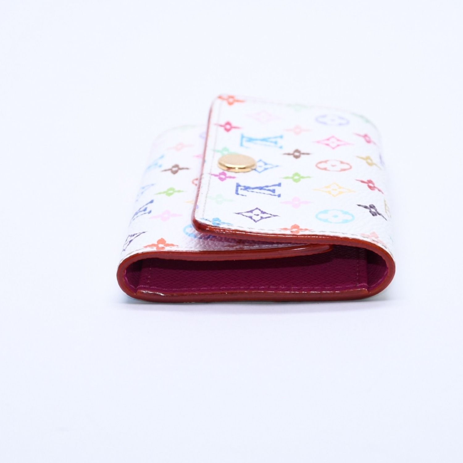 極美品 LOUIS VUITTON ルイヴィトン キーケース マルチカラー ホワイト