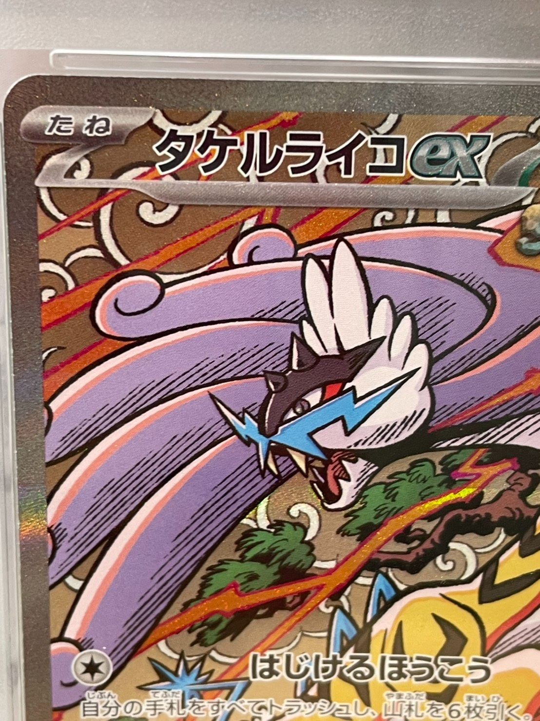 豊】【PSA10】ポケモンカード ポケカ SV8a 222/187 タケルライコex SAR