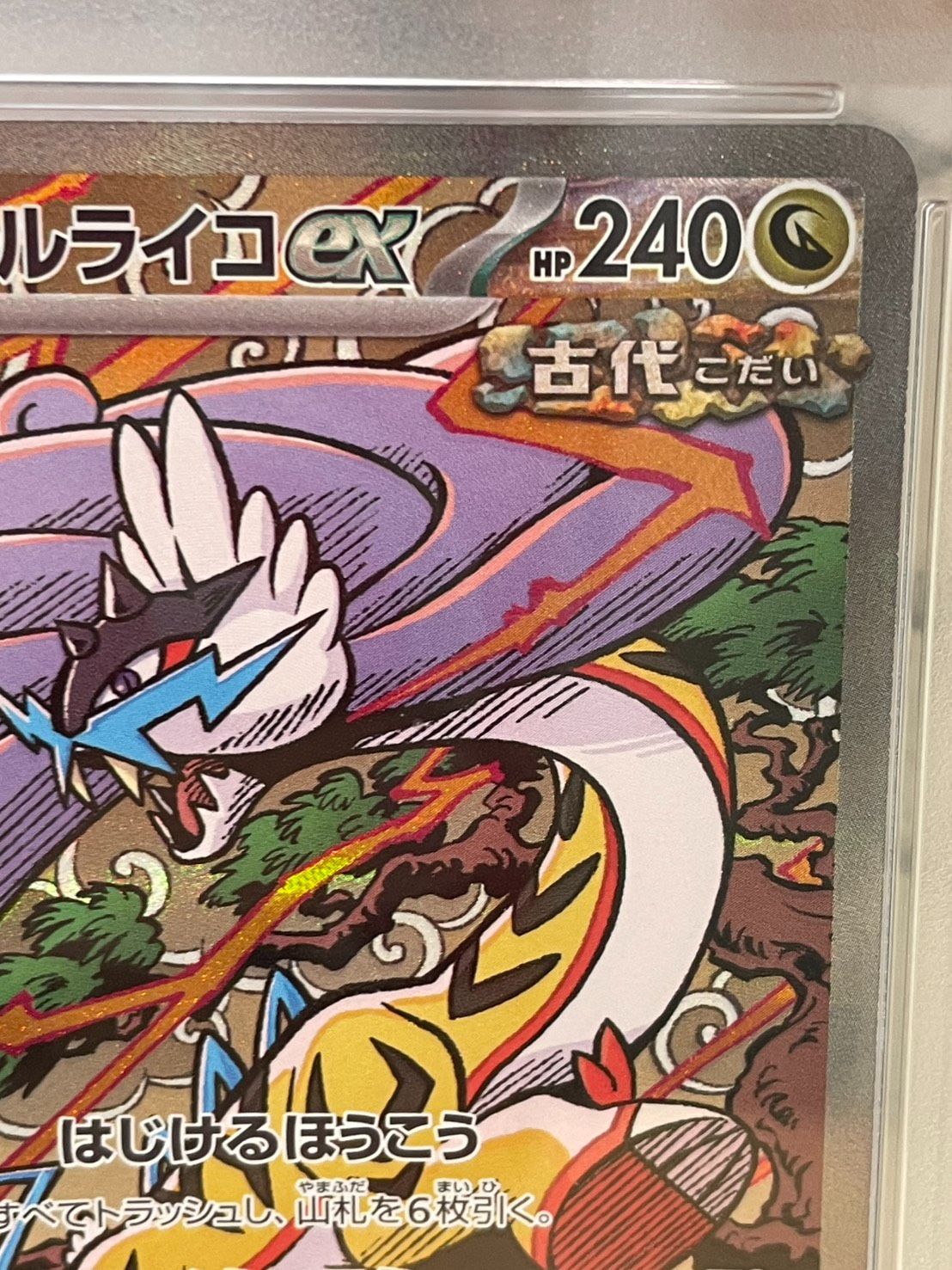 豊】【PSA10】ポケモンカード ポケカ SV8a 222/187 タケルライコex SAR